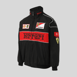 Veste de Course Ferrari Vintage Unisexe – Style Rétro F1