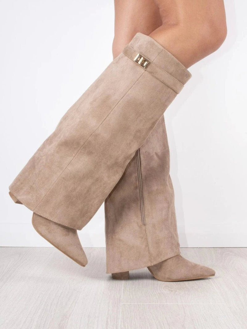 Stivali Élégants en Daim – Chic et Confort pour Toutes les Occasions
