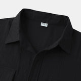 Chemise en Lin pour Homme – Manches Courtes – Légère & Élégante pour l’Été