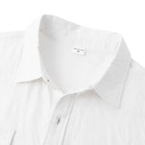 Chemise en Lin pour Homme – Manches Courtes – Légère & Élégante pour l’Été