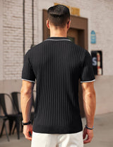 Polo Aule en Maille Côtelée – Style Estival & Confort Moderne