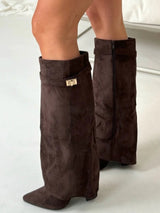 Stivali Élégants en Daim – Chic et Confort pour Toutes les Occasions