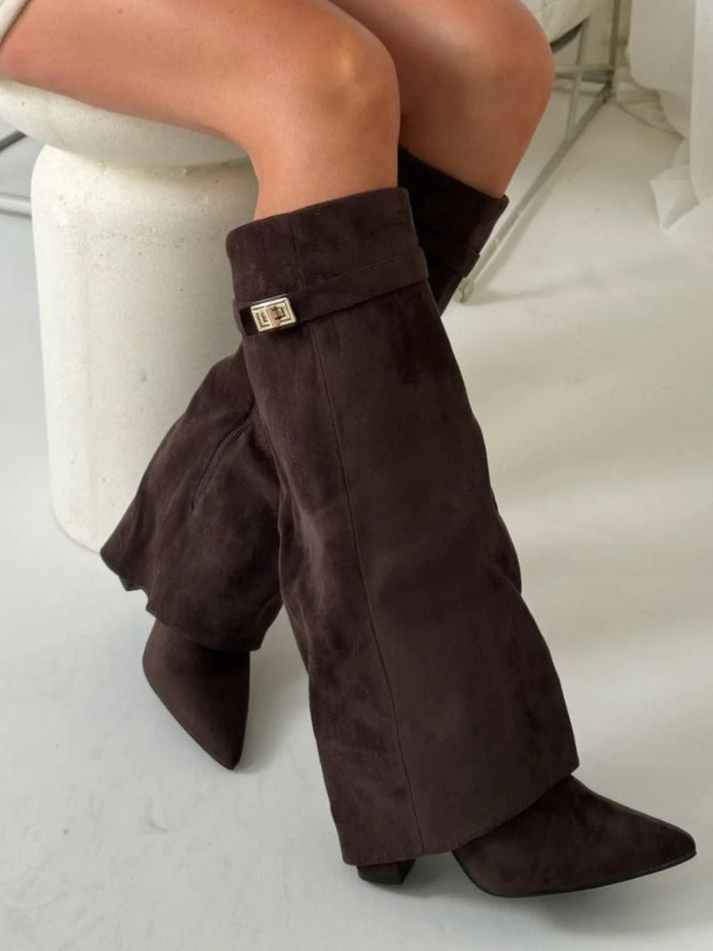 Stivali Élégants en Daim – Chic et Confort pour Toutes les Occasions