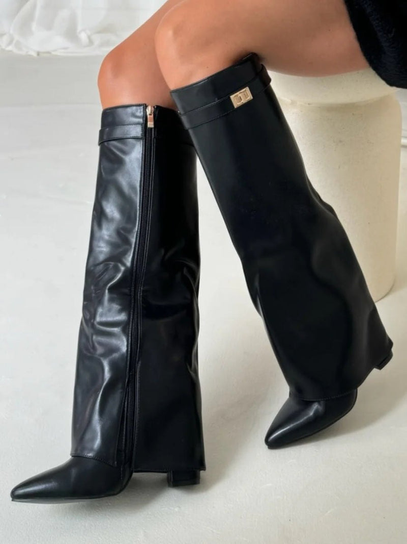 Stivali Élégants en Daim – Chic et Confort pour Toutes les Occasions