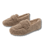 Chaussons DouceMarche – Mocassins d’Intérieur en Peluche, Confort Moelleux et Chaleur Douillette