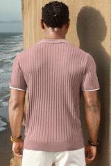 Polo Aule en Maille Côtelée – Style Estival & Confort Moderne