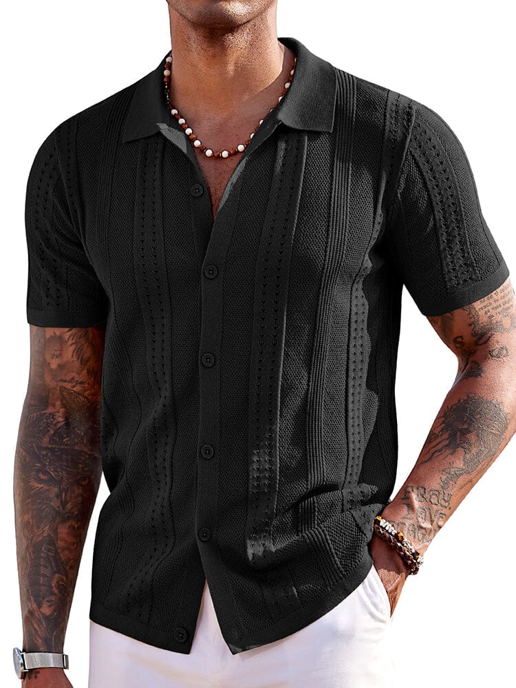 Chemise Légère en Maille pour l’Été – Respirante & Style Décontracté de Plage