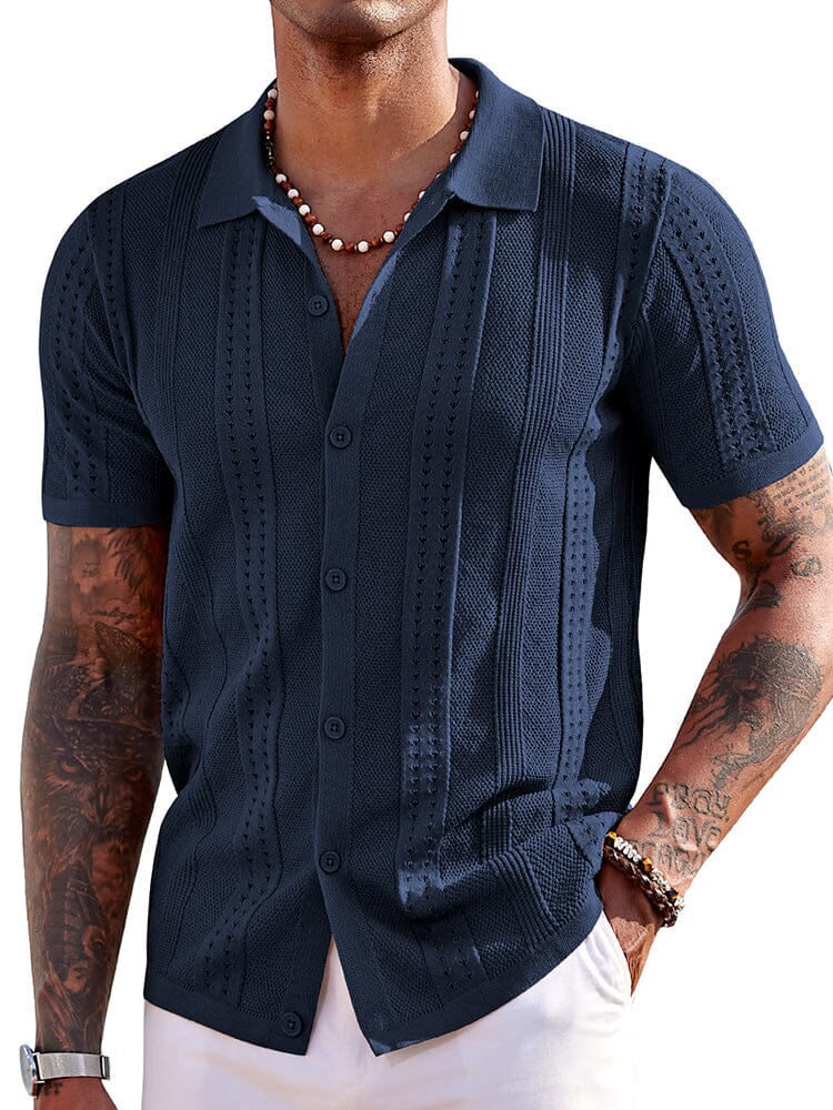 Chemise Légère en Maille pour l’Été – Respirante & Style Décontracté de Plage
