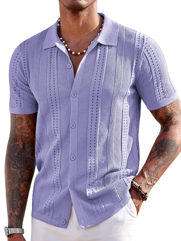 Chemise Légère en Maille pour l’Été – Respirante & Style Décontracté de Plage