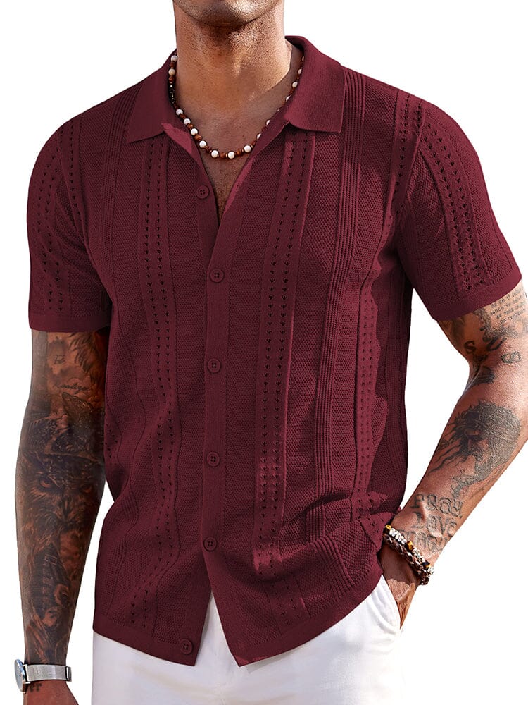 Chemise Légère en Maille pour l’Été – Respirante & Style Décontracté de Plage