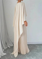 Isadora | Robe Longue à Manches Chauve-Souris