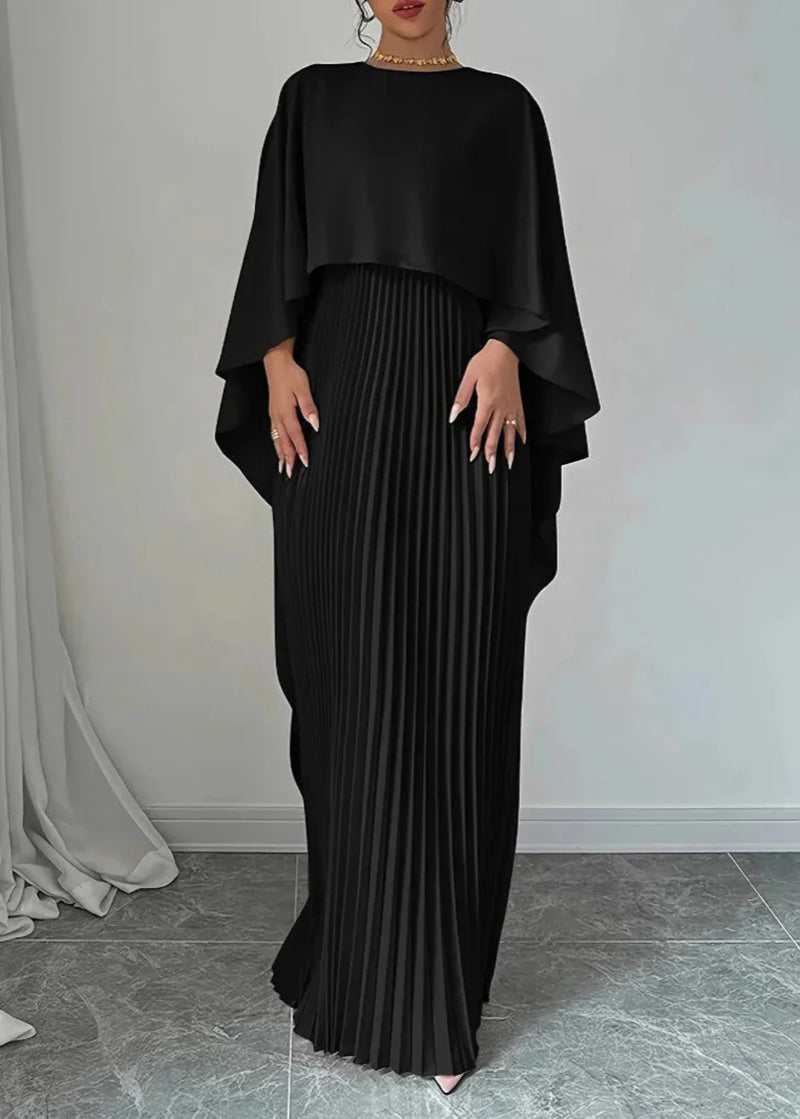 Isadora | Robe Longue à Manches Chauve-Souris