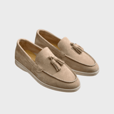 Mocassins Homme en Suède Véritable – Élégance Décontractée et Confort Estival