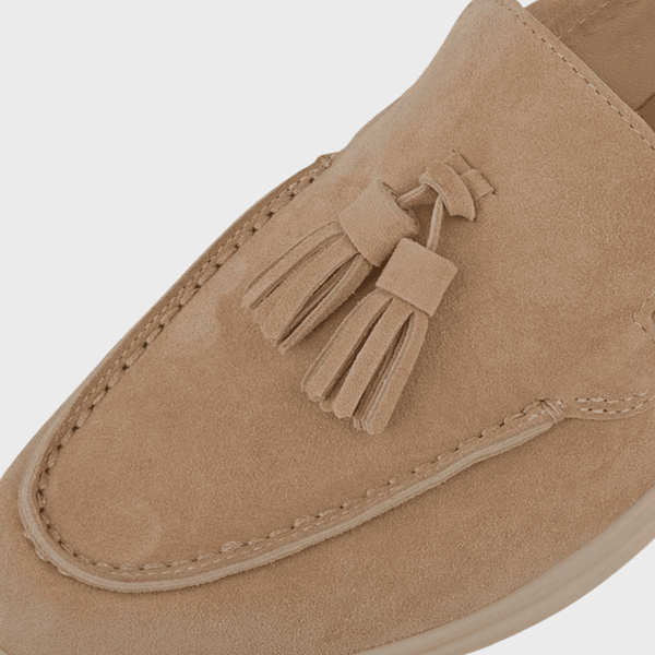Mocassins Homme en Suède Véritable – Élégance Décontractée et Confort Estival