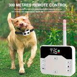 Clôture Sans Fil & Collier de Dressage 2-en-1 pour Chien – Étanche, Rechargeable, Portée 300 m