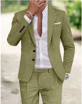 Hugo | Costume Homme en Lin Respirant Slim Fit