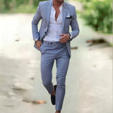 Lorenzo | Costume Lin Coton Homme Slim Fit Été