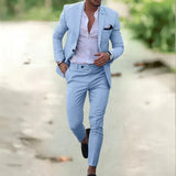 Lorenzo | Costume Lin Coton Homme Slim Fit Été