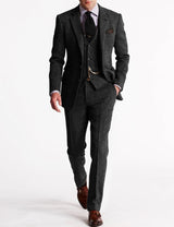Armand | Costume 3 Pièces en Tweed pour Homme