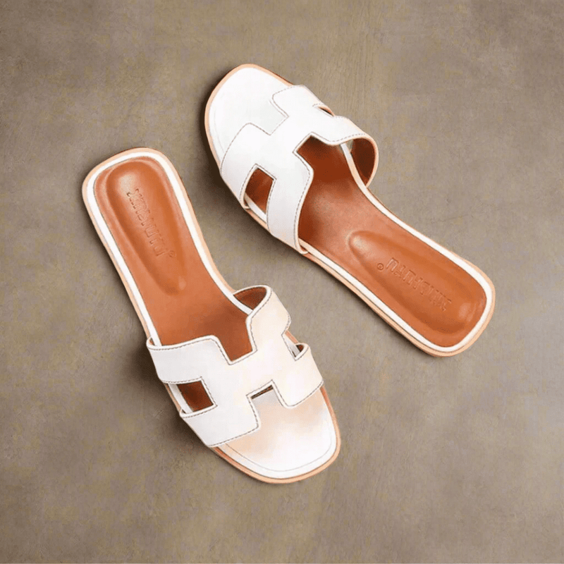 H Sandals Femme | Mules d’Été Élégantes en Cuir PU