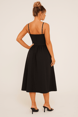 Séléna | Robe Midaxi Patineuse Plissée
