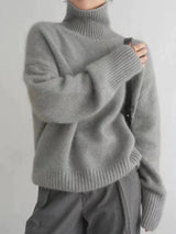 Almée | Pull Col Roulé Femme en Cachemire