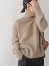 Almée | Pull Col Roulé Femme en Cachemire