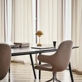 Lampe de Table Flowerpot V2 - Design Iconique par Verner Panton, Dimmable et Sans Fil