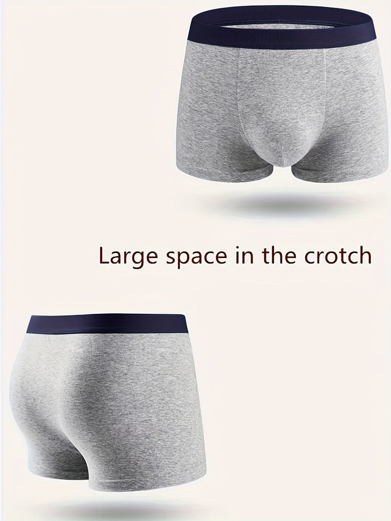 Lot de 4 Boxers Homme Daan – Confort et Élasticité en Coton Respirant