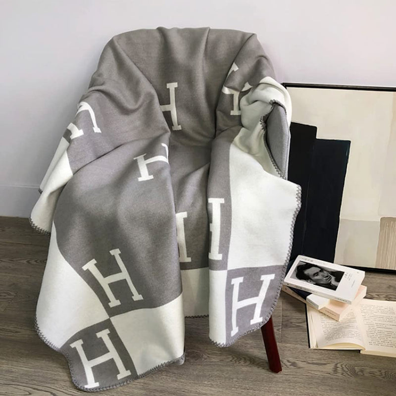 Plaid Luxueux en Laine et Cachemire - LuxBlanket