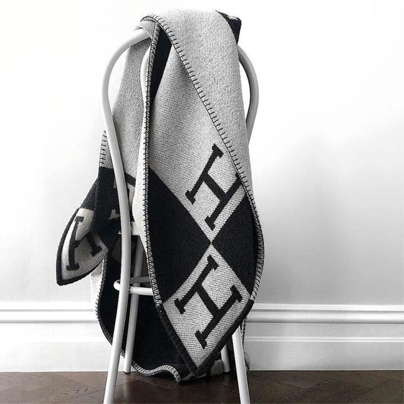 Plaid Luxueux en Laine et Cachemire - LuxBlanket